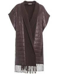 Herno - Capa Con Dobladillo De Flecos - Lyst