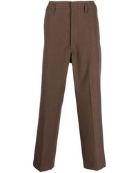 Lemaire - Virgin Wool-Blend Trousers - Lyst