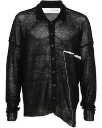 Isabel Benenato - Button Knitted Shirt - Lyst