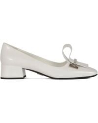 Prada - Pumps Mit Blockabsatz 40Mm - Lyst
