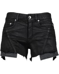Rick Owens - Lana Cut Offs Frayed Shorts - Lyst
