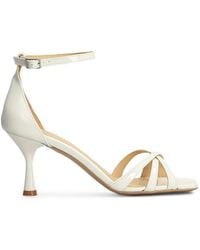 Fratelli Russo - Sandales Vernies À Brides Croisées - Lyst
