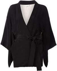 Fleur du Mal - Haori Silk Robe - Lyst