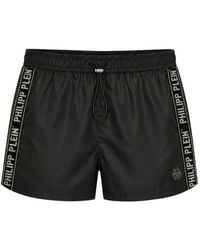 Philipp Plein - Crystal-Embellished Swim Shorts - Lyst