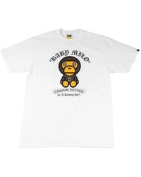A Bathing Ape - X Chrome Hearts Baby Milo Graphic-Print T-Shirt - Lyst