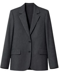 IRO - Blazer À Fines Rayures Et Revers Crantés Kamea - Lyst
