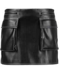 Philosophy Di Lorenzo Serafini - Faux-leather Mini Skirt - Lyst