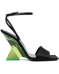 The Attico - Cheope 110mm Leather Sandals - Lyst