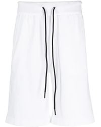 Iceberg - Logo-Print Cotton Track Shorts - Lyst