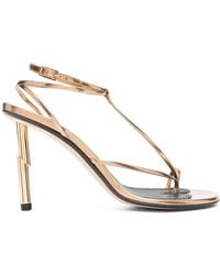 Lanvin - Sequence 110mm Leather Sandals - Lyst