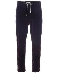 Eleventy - Pleated Corduroy Trousers - Lyst
