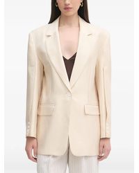Haveone - Single-Breasted Notched-Lapels Blazer - Lyst