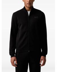 EA7 - Logo-Print Zip-Up Tracksuit - Lyst