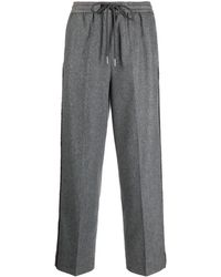 Moncler - Side Stripe Drawstring Trousers - Lyst