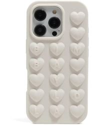 Bimba Y Lola - Heart-Embossed Iphone 16 Pro Case - Lyst