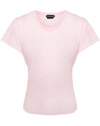 Tom Ford - T-shirt à encolure arrondie - Lyst