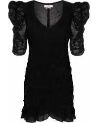 Isabel Marant - Abito Corto Sireny Con Maniche A Palloncino - Lyst