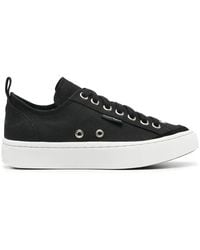 Courreges - Canvas 01 Embroidered-Logo Sneakers - Lyst