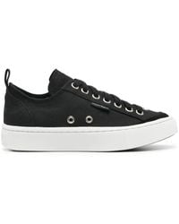 Courreges - Canvas 01 Embroidered-Logo Sneakers - Lyst