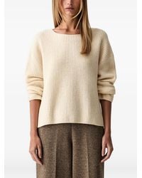 Marc O' Polo - Ribbed Boat-Neck Sweater - Lyst