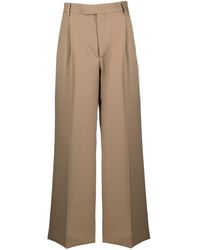 Gucci - Cotton Wide-leg Trousers - Lyst