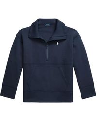 Polo Ralph Lauren - Long-Sleeve Zip-Fastening Sweatshirt - Lyst