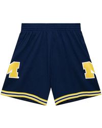 Mitchell & Ness - "Ncaa Michigan Wolverines 1991" Road Shorts - Lyst