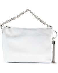 Jimmy Choo - Callie Metallic Clutch Bag - Lyst