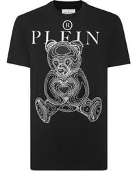Philipp Plein - Teddy Bear Cotton T-Shirt - Lyst