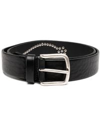 Anderson's - Stud Trimmed Belt - Lyst