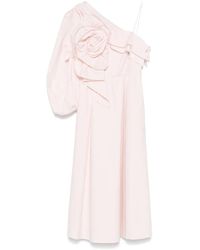 Dorothee Schumacher - Asymmetric Poplin Midi Dress - Lyst
