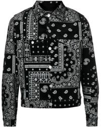 Purple Brand - Giacca-Camicia Con Stampa Paisley - Lyst