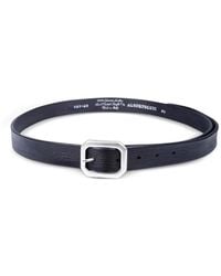 Alberto Luti - Rectangular-Buckle Leather Belt - Lyst