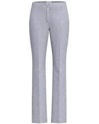 Marella - Pressed-Crease Belt-Loop Trousers - Lyst