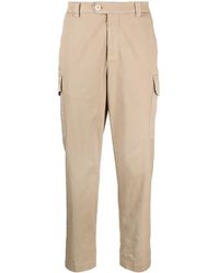 Brunello Cucinelli - Stretch-cotton Cargo Trousers - Lyst