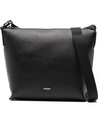 Sandro - レザー メッセンジャーバッグ - Lyst