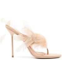 Paris Texas - Lidia Feather Sandals - Lyst