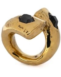 Parts Of 4 - Anello Big Twisted Druid Con Diamanti - Lyst