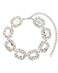 Self-Portrait - Crystal-Embellished Necklace - Lyst