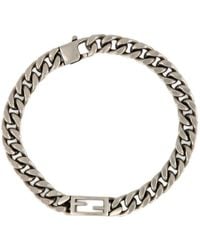 Fendi - Bracciale A Catena Tube - Lyst