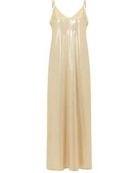 SANA OSMANI - Illo Slip Midi Dress - Lyst