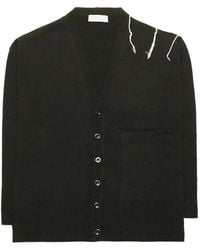 Paura - Rimini Patch-Pocket Cardigan - Lyst