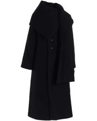 Yohji Yamamoto - Quilted Button Coat - Lyst