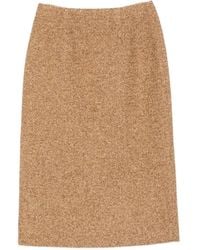 Ermanno Scervino - Falda con motivo pied de poule - Lyst