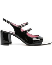 CAREL PARIS - Papaya 60Mm Patent-Leather Pumps - Lyst