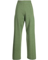 Pringle of Scotland - Elasticated-waist Wool-cashmere Blend Trousers - Lyst