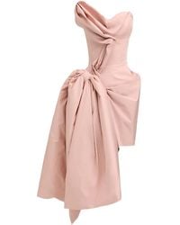 Maticevski - Bow-detail Draped Dress - Lyst