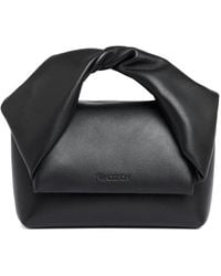 JW Anderson - Small Twister Leather Tote Bag - Lyst