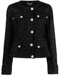 Versace - Vichy Tweed Jacket - Lyst