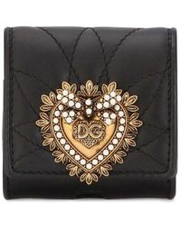 Dolce & Gabbana - Devotion Leather Coin Purse - Lyst